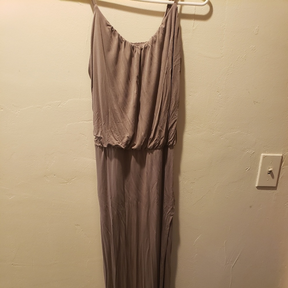 S-Twelve Dark Beige Maxi Dress - One Size